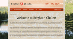 Desktop Screenshot of brightonchalets.com